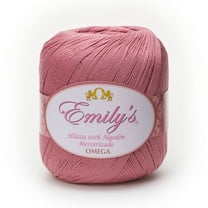 EMILYS [150grs] by Omega - Fine 100% Mercerized Cotton Thread for Crochet and Knitting - Color: 07 - Rose Wood 36