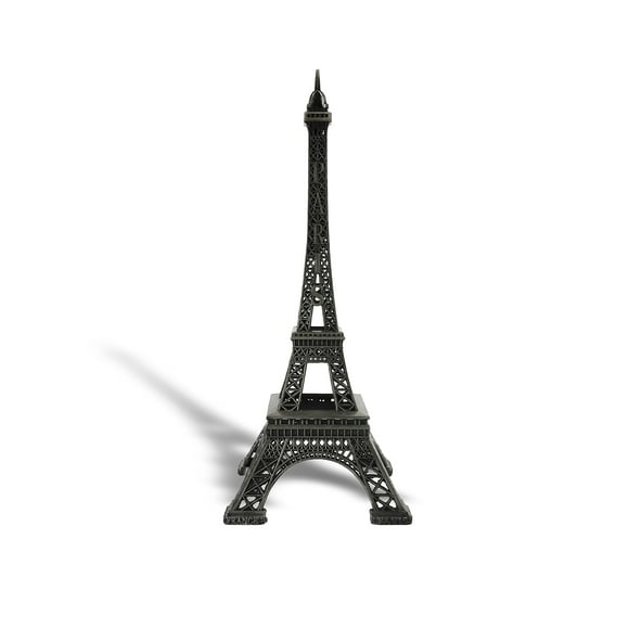 Decoración de estatua de la Torre Eiffel, 10 cm, aleación de metal, Allgala, color negro