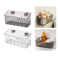 thumbnail image 2 of Suction Sink Organizers Basket With Drain Holes Rustproof Sponge Storage Rack For Kitchen Countertops And Bathrooms, 2 of 15