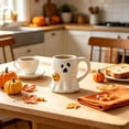 thumbnail image 7 of Halloween Relief Coffee Mug, Cute Tea Coffee Mugs, Ceramic Coffee Cups with 3D Embossed Design, Halloween Gifts for Women, Mugs for Halloween Decor Party (White), 7 of 7