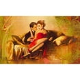 thumbnail image 3 of Voss, Johan 24x16 Black Modern Framed Museum Art Print Titled - Seduction, 3 of 5