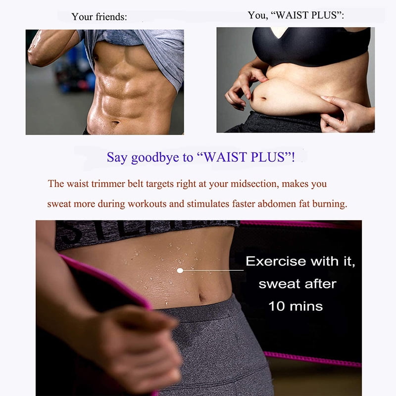 waist trainer during workout
