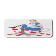 thumbnail image 1 of Alice in Wonderland Computer Mouse Pad, Girl Sitting on a Tea Cup Heart Shape Character Fantasy Tale, Rectangle Non-Slip Rubber Mousepad Large, 31" x 12" Gaming Size, Multicolor, by Ambesonne, 1 of 2