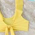 thumbnail image 5 of Gibobby Girls One Piece Swimsuits Summer UPF 50+ Quick Dry 2T 3T 4T 5T 6T Beach Bathing Suit Cross Shoulder Strap Swimwear(7-8 Years,Yellow), 5 of 8