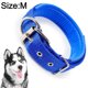 thumbnail image 2 of Collar de perro resistente con asa para perros medianos y grandes – Collar con puntadas reflectantes,, 2 of 5