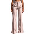 thumbnail image 6 of Women's Striped Cargo Trousers Baeitkot Women's Striped Cargo Trousers with Pockets Pink L, 6 of 7