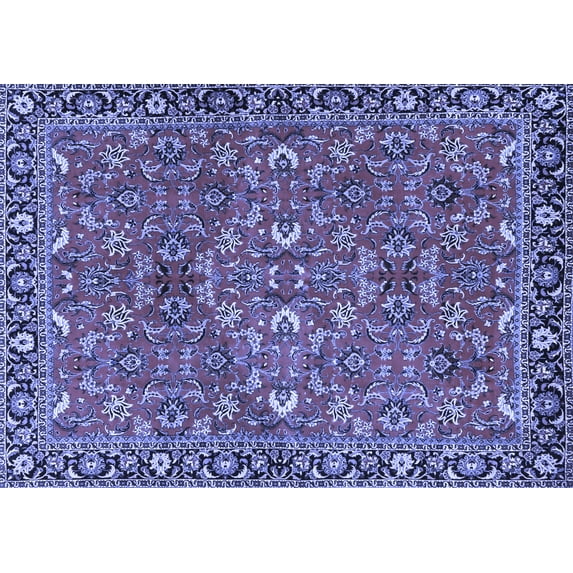 Ahgly Company Indoor Rectangle Oriental Blue Traditional Area Rugs, 2' x 3'
