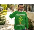 thumbnail image 3 of Old Glory Mens Cactus Prickly Pear Tree Ugly Christmas Sweater Long Sleeve T Shirt, 3 of 6