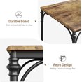 thumbnail image 4 of EDTara Dining Table Set for 4, Kitchen Table and Chairs for 4 with Upholstered Chairs, 5 Piece Rectangular Kitchen Table Set, for Small Space, Apartment, 4 of 8