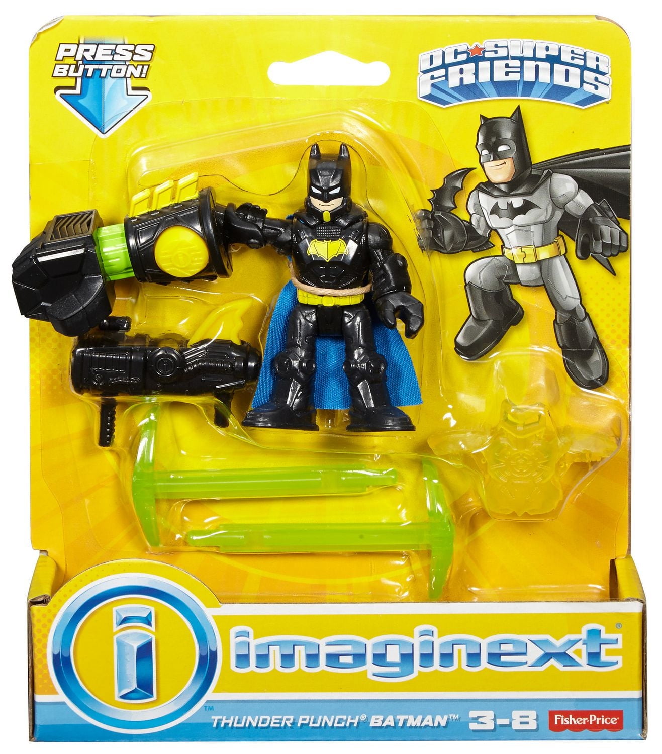 Fisher-Price Imaginext DC Super Friends Thunder Punch Batman Figure Pack