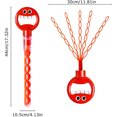 thumbnail image 5 of Máquina Burbujas Cinco Garras Varita Burbujas Con Cara Cinco Garras La Varita Burbujas Con Cara 32 Orificios para Al Aire Libre No Contiene Burbujas (rojo) [bolsa PE Individual], 5 of 5