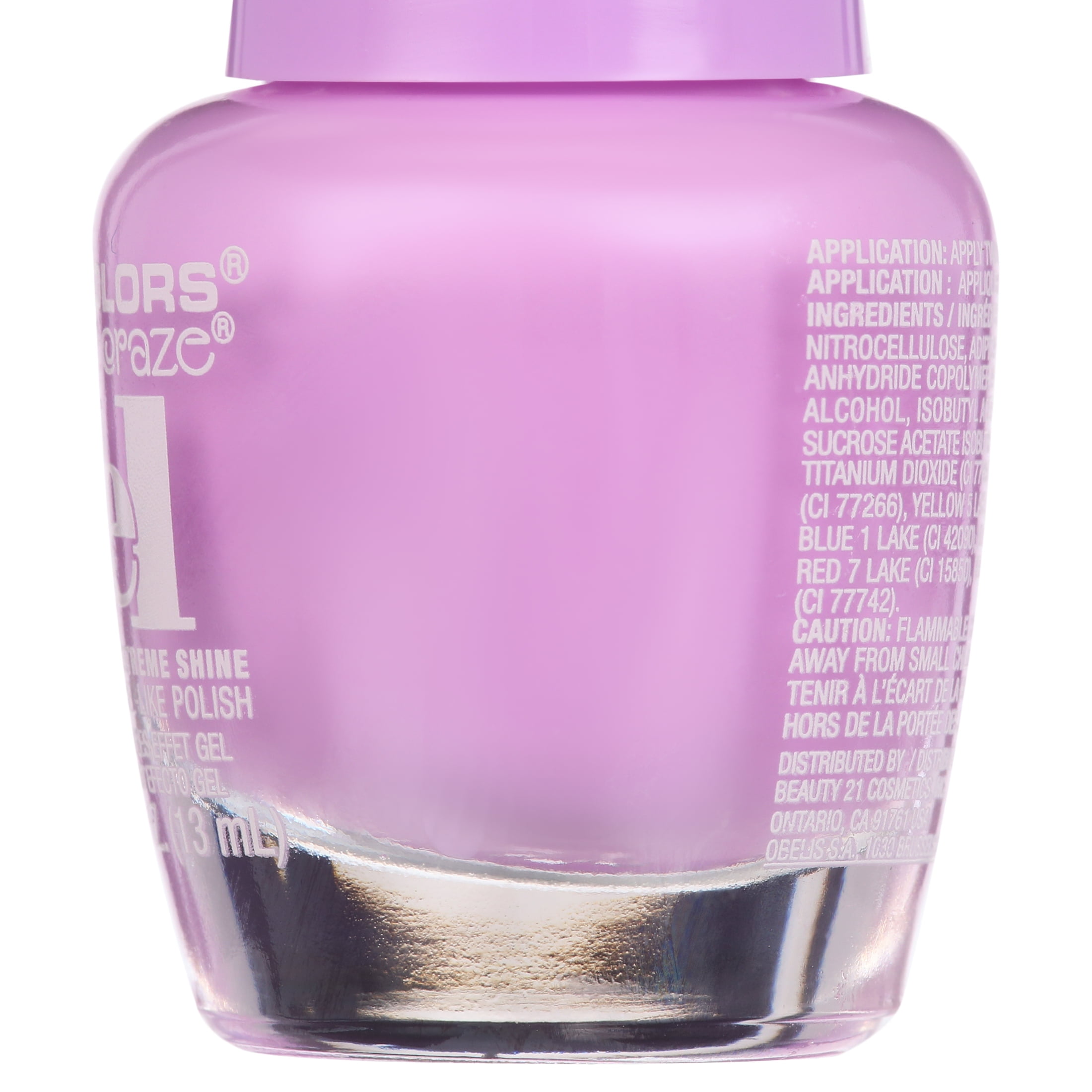 (3 pack) L.A. COLORS Gel-like Nail Polish, Jazzy, 0.44 fl oz