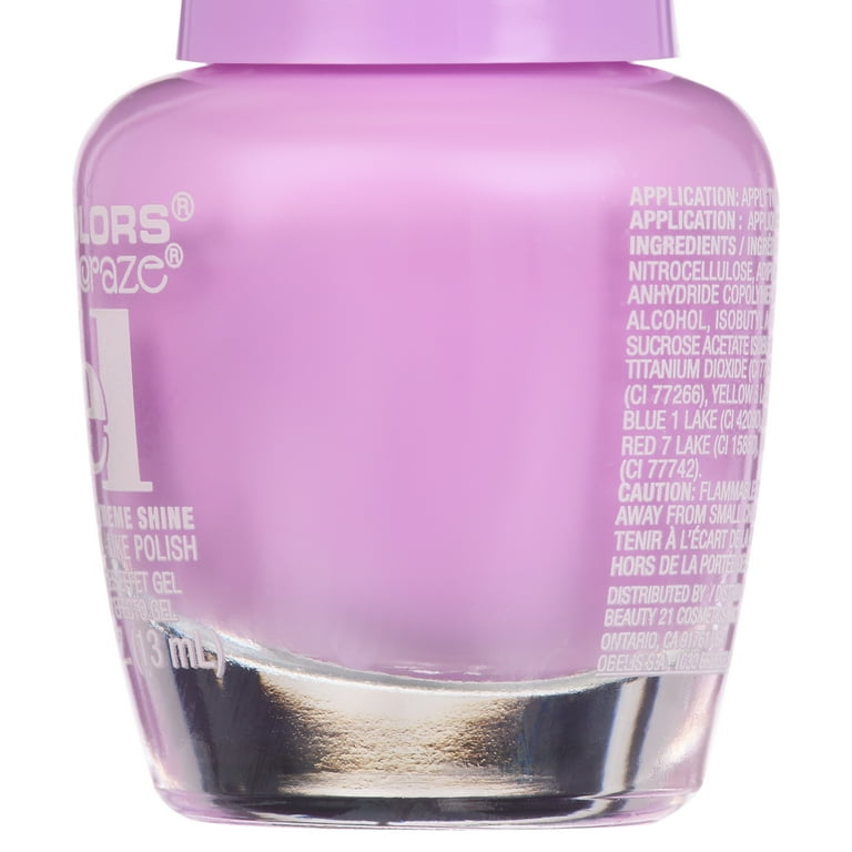 L.A. COLORS Gel Shine Like Nail Polish Jazzy 0.44 fl oz Gel‑like