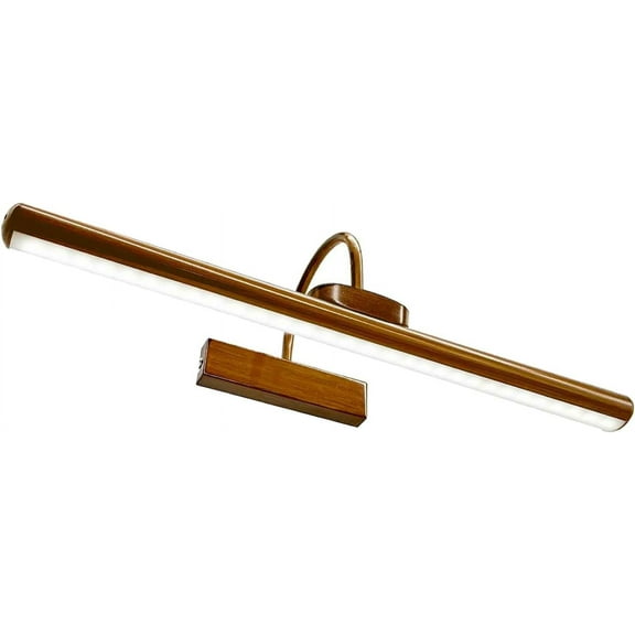 23" Wireless Picture Lights, Rechargeable Battery Art Display Light with Remote Control, Dimmable/Timer Off Dartboard Light, 3 Lighting Modes Full Metal Painting Display Lights(Gold)