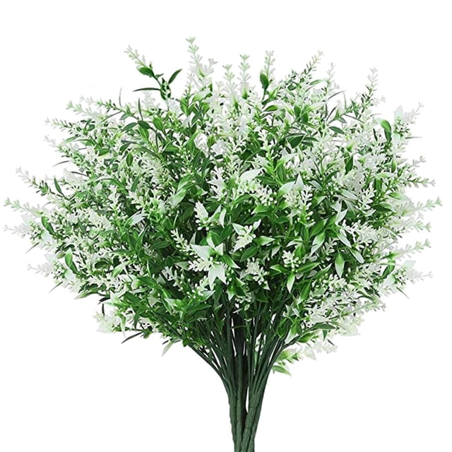 Popular!Decoraciones para el día de San Valentín,decoración del día de San Valentín para aniversario,flores artificiales de lavanda,8 paquetes de flores falsas que no se decoloran