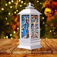 thumbnail image 4 of Lámpara de Navidad con batería Linternas de velas Decoraciones de luz Plata Sunnimix Linterna de Jesús, 4 of 8