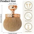 thumbnail image 3 of czcpp-Large Self Tanning Brush, Kabuki Brush for Body And Face,Body Makeup Brush for Tan Application,Blusher Brush,Fake Tan Tanning Perfector for Leg Arm Makeup & Bronzer,Suncreen Applicator (Rose Go, 3 of 4