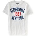 thumbnail image 1 of Aeropostale Mens 1987 New York Painted Graphic T-Shirt, Blanco, X-Large Aeropostale Camiseta gráfica, 1 of 1