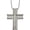 Titanium Polished (24 X 37.9), variant on Titanium Chisel Titanium Polished Cross 24 inch Necklace