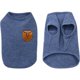thumbnail image 2 of Camiseta minimalista para perros, ropa para gatos, azul y gris, para mini perro,, 2 of 4