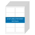 thumbnail image 3 of BESTIKER 2&acirc; x 4&acirc; Shipping Labels 5000 Address Labels Printable, White Sticker Label Sheets fo, 3 of 8