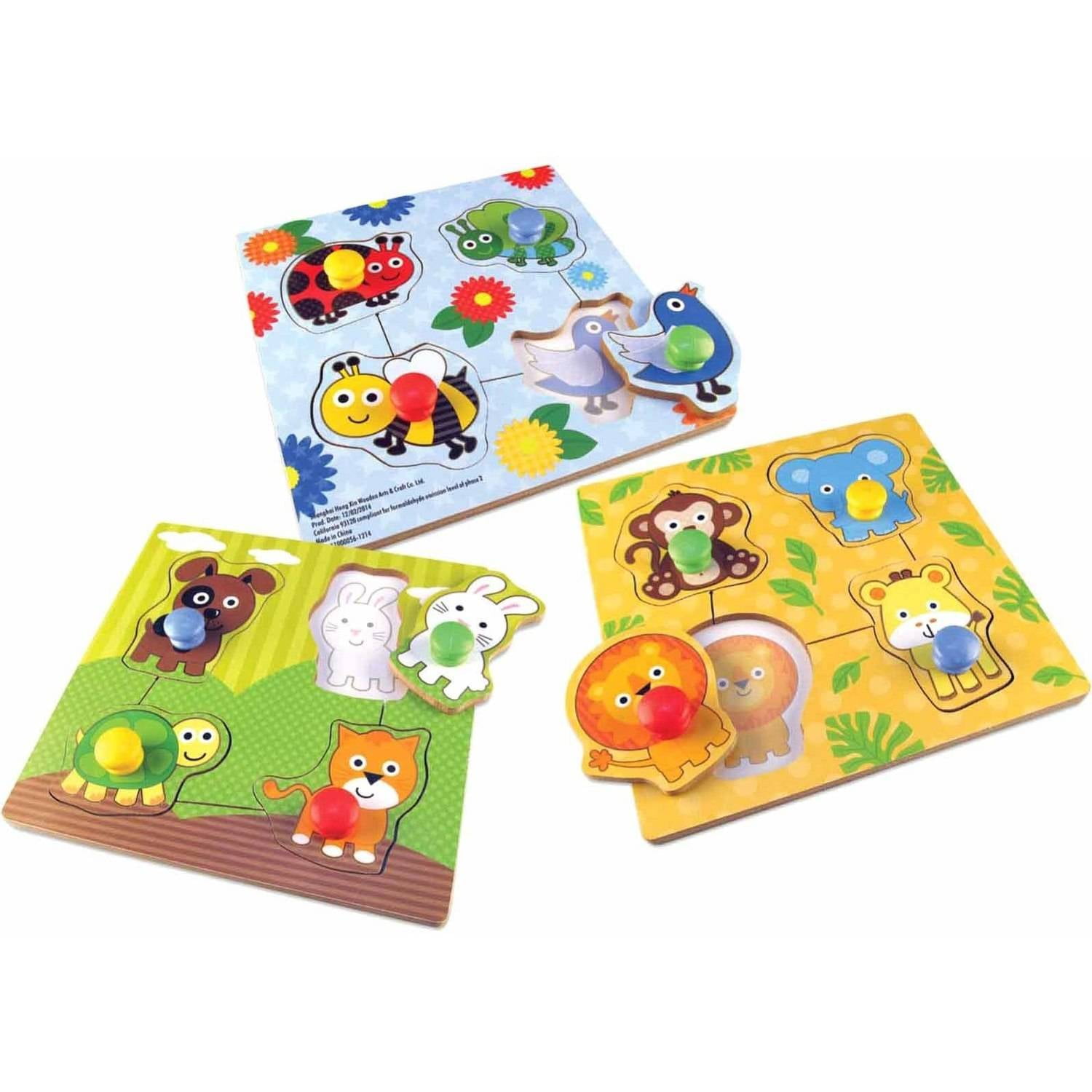 easy grab wooden puzzles