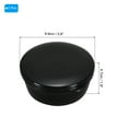 thumbnail image 2 of Uxcell Travel Soap Container 2 Pack Round Soap Holder Travel Case Box Black, 2 of 5