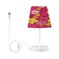 thumbnail image 2 of YAZAOO Table Lamp Creative Smiling Petals Of Joy Pattern Simple Pattern Night Light, 2 of 8