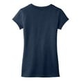 thumbnail image 6 of Yellow Rooster Women's Juniors Very Important V-Neck Cotton/Polyester Tee Heathered Navy 2XL, 6 of 6