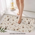 thumbnail image 6 of Easter Rabbit Doormat Outdoor Entrance 16"x24", Spring Carrot Plant Bunny Polka Dot Absorb Moisture Dirt Door Mats, Non-Slip Rubber Backing Floor Mats Indoor, Low-Profile Front Door Rugs, 6 of 9