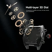 BOZLUN Watches for Men Fashion Casual Cool Big Dial Quartz Watch Luminous Waterproof Sport Analog Business Mens Watch