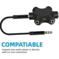 thumbnail image 6 of High Fidelities 5 Way Headphone Splitter 3.5mm Auxes Port Expander For Music Sharing PVC Cable NoiseFree Music, 6 of 8