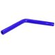 thumbnail image 1 of Universal 9.5mm 0.37" ID 45 Grados Coche Acoplador Silicona Manguera Azul, 1 of 1
