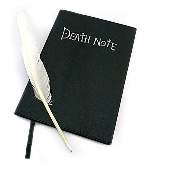 L-zonc 135 Pages Death Note Notebook with Feather Pen