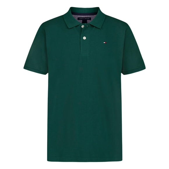 Remera Polo para Niños Tommy Hilfiger Rain Forest Suave Talle 8