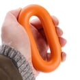 thumbnail image 2 of Durable And Natural Rubber Dog Biting Toy Ring Pet Chew Clean Teeth Toy (Orange), 2 of 3