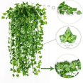 thumbnail image 2 of Fake Ivy Leaves Set of 12 Artificial Greenery Vines, 2 of 10
