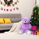 thumbnail image 3 of Oso de peluche HollyHome, 36 cm, morado, para niños, 3 of 7