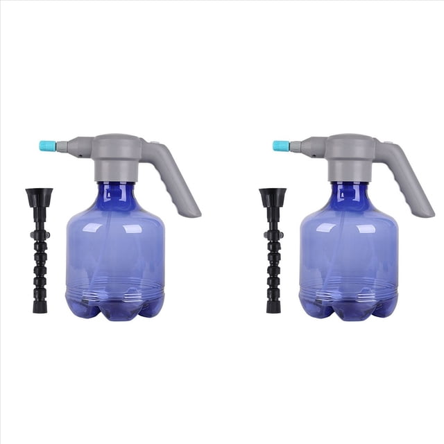 2X Botella de Eléctrica de 3L, Regadera Automática Recargable por USB, Rociador Doméstico con Boquilla Ajustable, Planta Mister-B