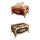 thumbnail image 1 of 2 Piezas de Caja de Pañuelos Estilo Vintage Perfecl Sostenedor del tejido Rojo y negro, 1 of 8