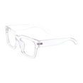 thumbnail image 3 of OCCI CHIARI Clear Reading Glasses for Women 6.00 Square Oversized Readers 100 150 200 250 300 350 400 500 600(Clear, 6.0), 3 of 8