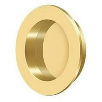 Deltana Round Flush Pull Lifetime Brass 2-3/8" FP238CR003