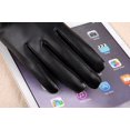 thumbnail image 3 of Guantes de invierno para mujer Faux Rabbit PU Cuero Pantalla táctil Mitones Señora Mujer Conducir al aire libre Guantes cálidos Negro JAMW Sencillez, 3 of 5