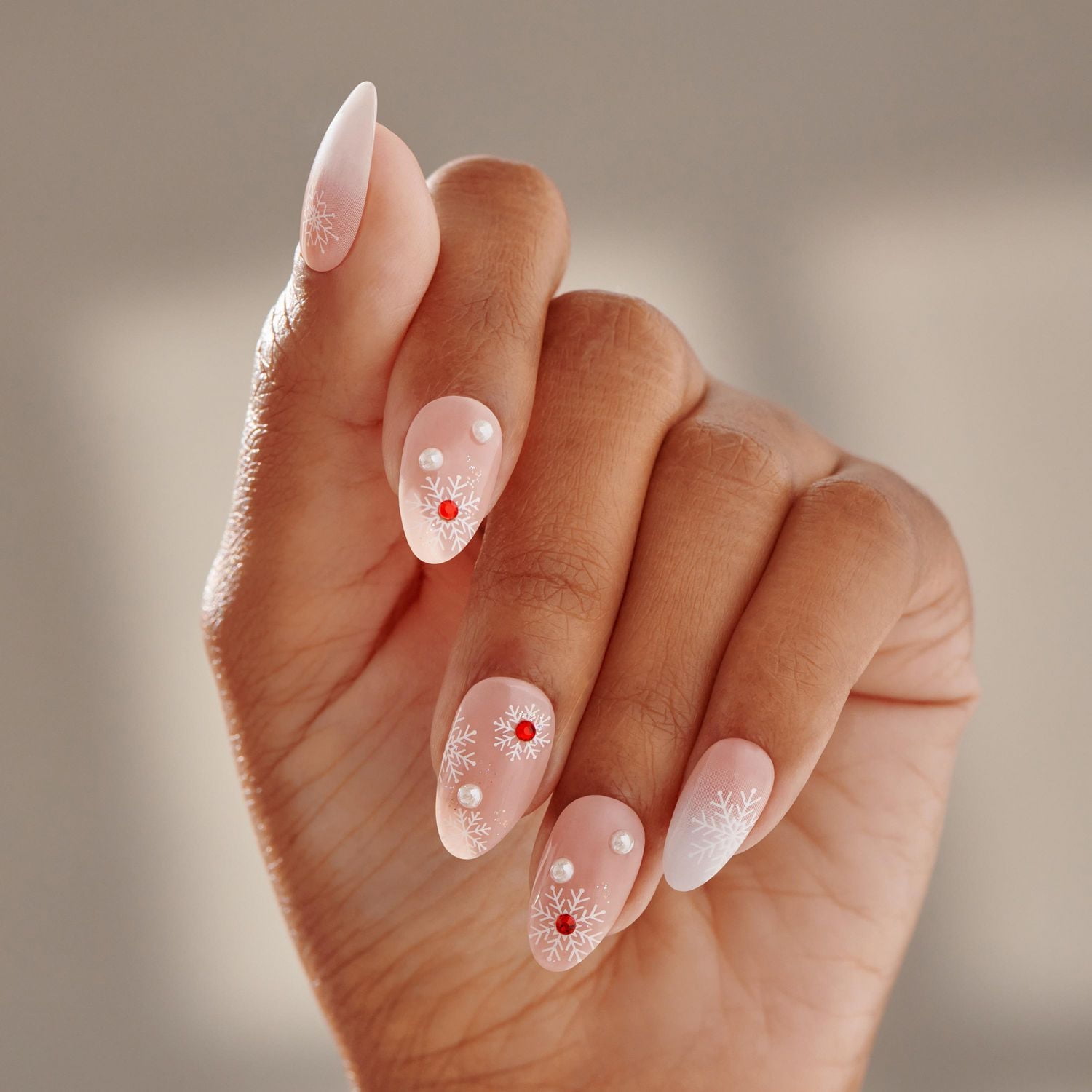 imPRESS Holiday Press-On Nails - Longueur moyenne - Forme de cercueil - 30 ct.