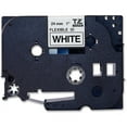 thumbnail image 3 of Brother P-Touch TZe Flexible Tape Cartridge for P-Touch Labelers, 1" x 26-1/5 ft, Black on White, 3 of 3