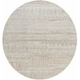 thumbnail image 2 of Hauteloom Tupsan Living Room, Bedroom Machine Washable Area Rug - Beige, Gray - 6'7"-Round, 2 of 19