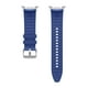 thumbnail image 3 of Correa de cuero vegano para Samsung Galaxy Watch 8 Hybrid, color azul marino, 3 of 5