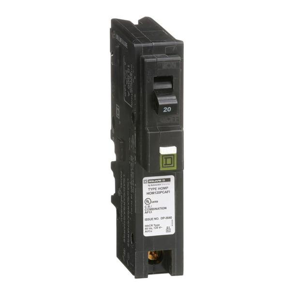 Disyuntor Square D HOM120PCAFIC Homeline 20A 120V 1P