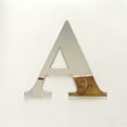 thumbnail image 3 of Bgsha Acrylic Mirror Wall Stickers 26 Alphabet English Letters DIY Decor Mural Silver, 3 of 9