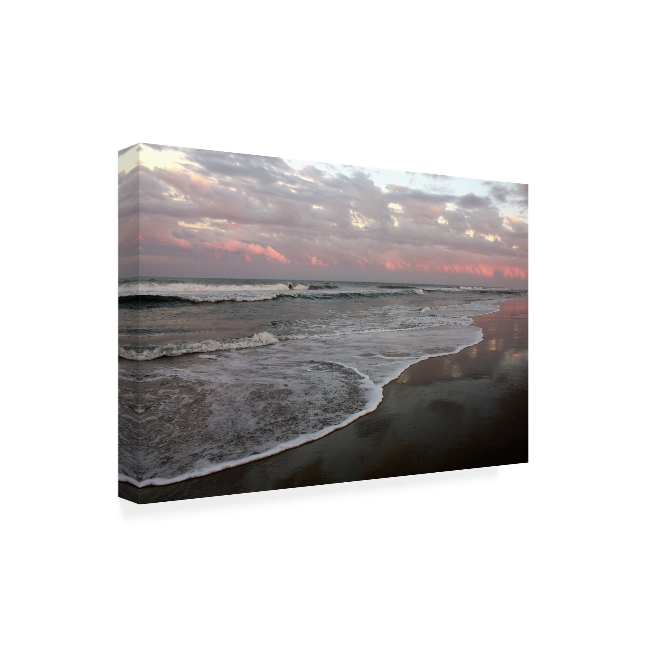 Canvas Wall Art - DANE 'Beaches 32' Wall Art for Living Room, Bedroom, or Office Décor by Trademark Fine Art - 19 x 12 Inches